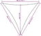 vidaXL - Zonnescherm - driehoekig - 3x3x3 - m - oxford - stof - antracietkleurig
