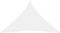 vidaXL - Zonnescherm - driehoekig - 3x3x3 - m - oxford - stof - wit
