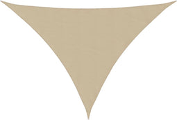 vidaXL - Zonnescherm - driehoekig - 3x3x4,24 - m - oxford - stof - beige