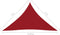 vidaXL - Zonnescherm - driehoekig - 3x3x4,24 - m - oxford - stof - rood