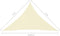 vidaXL - Zonnescherm - driehoekig - 3x3x4,24 - m - oxford - stof - crèmekleurig