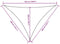 vidaXL - Zonnescherm - driehoekig - 3x3x4,24 - m - oxford - stof - rood