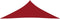 vidaXL - Zonnescherm - driehoekig - 3x3x4,24 - m - oxford - stof - rood