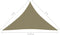 vidaXL - Zonnescherm - driehoekig - 3x3x4,24 - m - oxford - stof - beige