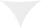 vidaXL - Zonnescherm - driehoekig - 3x3x4,24 - m - oxford - stof - wit