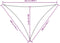 vidaXL - Zonnescherm - driehoekig - 3x3x4,24 - m - oxford - stof - wit