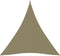 vidaXL - Zonnescherm - driehoekig - 3x4x4 - m - oxford - stof - beige