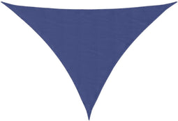 vidaXL - Zonnescherm - driehoekig - 3x4x4 - m - oxford - stof - blauw