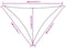 vidaXL - Zonnescherm - driehoekig - 3x4x4 - m - oxford - stof - blauw