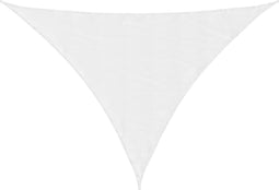 vidaXL - Zonnescherm - driehoekig - 3x4x4 - m - oxford - stof - wit