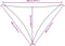 vidaXL - Zonnescherm - driehoekig - 3x4x4 - m - oxford - stof - wit