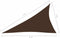 vidaXL - Zonnescherm - driehoekig - 3x4x5 - m - oxford - stof - bruin
