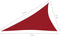 vidaXL - Zonnescherm - driehoekig - 3x4x5 - m - oxford - stof - rood
