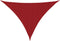vidaXL - Zonnescherm - driehoekig - 3x4x5 - m - oxford - stof - rood