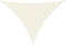 vidaXL - Zonnescherm - driehoekig - 3x4x5 - m - oxford - stof - crèmekleurig