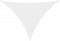 vidaXL - Zonnescherm - driehoekig - 3x4x5 - m - oxford - stof - wit