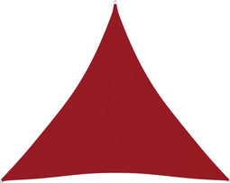 vidaXL - Zonnescherm - driehoekig - 4,5x4,5x4,5 - m - oxford - stof - rood