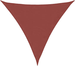 vidaXL - Zonnescherm - driehoekig - 4,5x4,5x4,5 - m - oxford - stof - terracotta