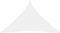 vidaXL - Zonnescherm - driehoekig - 4,5x4,5x4,5 - m - oxford - stof - wit