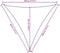 vidaXL - Zonnescherm - driehoekig - 4,5x4,5x4,5 - m - oxford - stof - bruin