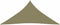 vidaXL - Zonnescherm - driehoekig - 4x4x4 - m - oxford - stof - beige