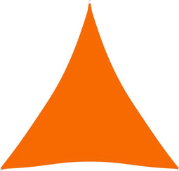 vidaXL - Zonnescherm - driehoekig - 4x4x4 - m - oxford - stof - oranje