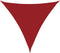 vidaXL - Zonnescherm - driehoekig - 4x4x4 - m - oxford - stof - rood