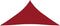 vidaXL - Zonnescherm - driehoekig - 4x4x4 - m - oxford - stof - rood