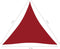 vidaXL - Zonnescherm - driehoekig - 4x4x4 - m - oxford - stof - rood