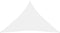 vidaXL - Zonnescherm - driehoekig - 4x4x4 - m - oxford - stof - wit