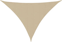 vidaXL - Zonnescherm - driehoekig - 4x4x5,8 - m - oxford - stof - beige