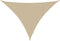vidaXL - Zonnescherm - driehoekig - 4x4x5,8 - m - oxford - stof - beige