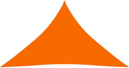 vidaXL - Zonnescherm - driehoekig - 4x4x5,8 - m - oxford - stof - oranje