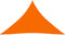 vidaXL - Zonnescherm - driehoekig - 4x4x5,8 - m - oxford - stof - oranje