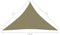 vidaXL - Zonnescherm - driehoekig - 4x4x5,8 - m - oxford - stof - beige