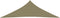 vidaXL - Zonnescherm - driehoekig - 4x4x5,8 - m - oxford - stof - beige