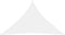 vidaXL - Zonnescherm - driehoekig - 4x4x5,8 - m - oxford - stof - wit