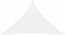 vidaXL - Zonnescherm - driehoekig - 4x4x5,8 - m - oxford - stof - wit