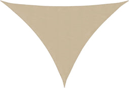 vidaXL - Zonnescherm - driehoekig - 4x5x5 - m - oxford - stof - beige