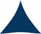 vidaXL - Zonnescherm - driehoekig - 4x5x5 - m - oxford - stof - blauw