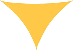 vidaXL - Zonnescherm - driehoekig - 4x5x5 - m - oxford - stof - geel
