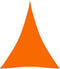 vidaXL - Zonnescherm - driehoekig - 4x5x5 - m - oxford - stof - oranje