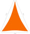 vidaXL - Zonnescherm - driehoekig - 4x5x5 - m - oxford - stof - oranje