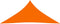 vidaXL - Zonnescherm - driehoekig - 4x5x5 - m - oxford - stof - oranje