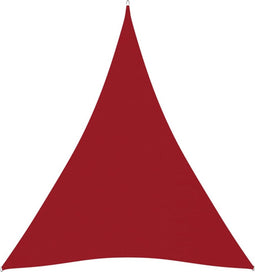 vidaXL - Zonnescherm - driehoekig - 4x5x5 - m - oxford - stof - rood
