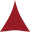 vidaXL - Zonnescherm - driehoekig - 4x5x5 - m - oxford - stof - rood