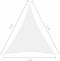 vidaXL - Zonnescherm - driehoekig - 4x5x5 - m - oxford - stof - wit