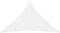 vidaXL - Zonnescherm - driehoekig - 4x5x5 - m - oxford - stof - wit