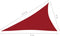 vidaXL - Zonnescherm - driehoekig - 4x5x6,4 - m - oxford - stof - rood