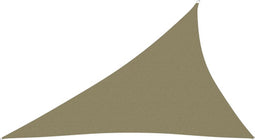 vidaXL - Zonnescherm - driehoekig - 4x5x6,4 - m - oxford - stof - beige